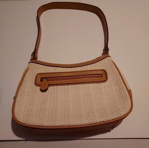 Liz Clairborne Cream and Tan Women's Bag New Without Tags Compartments